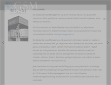 Tablet Screenshot of gsmanagement.ch